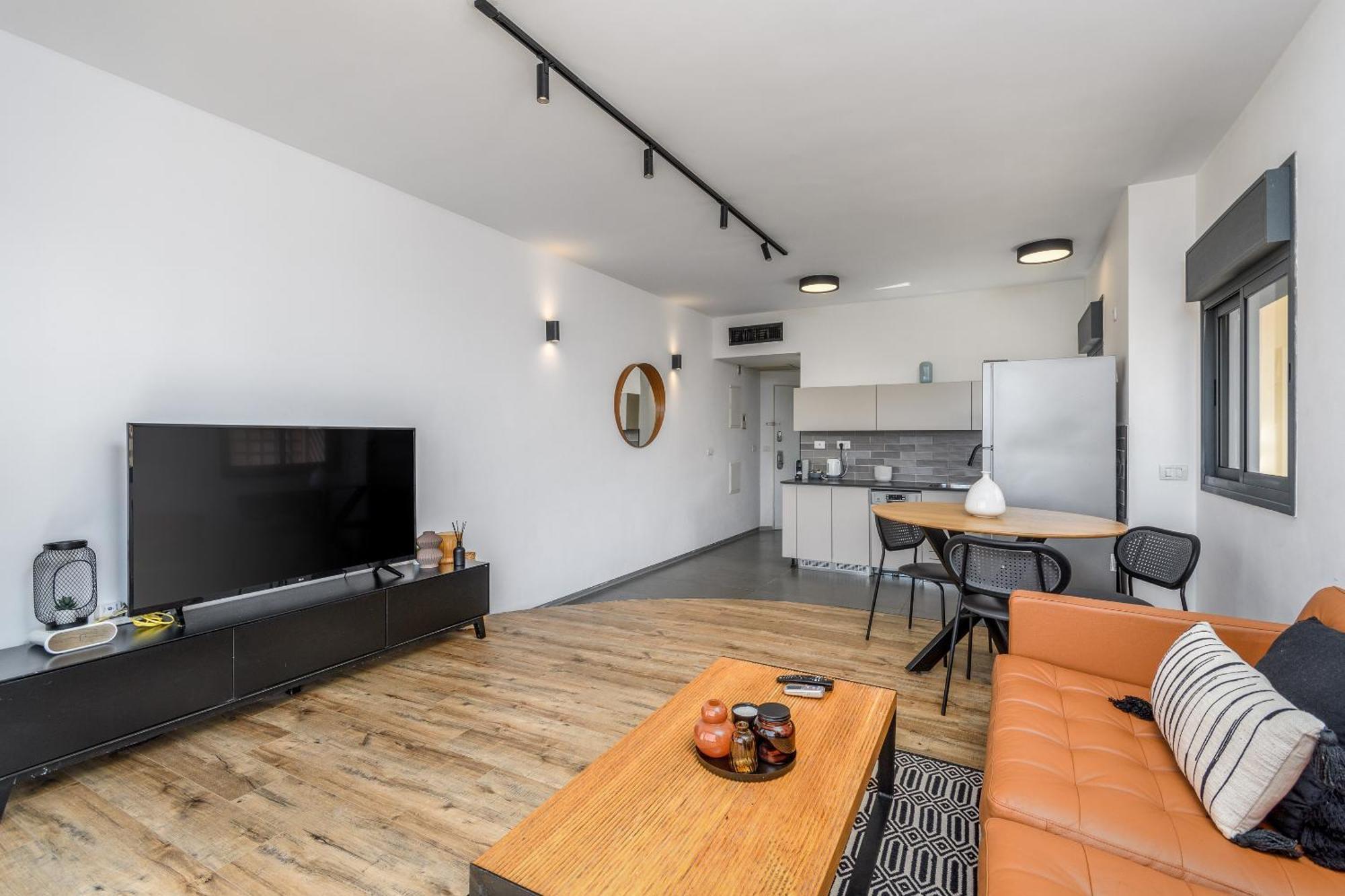 Apartamento Modern & Sunny 1 Bdr W Balcony And Parking Tel Aviv Exterior foto