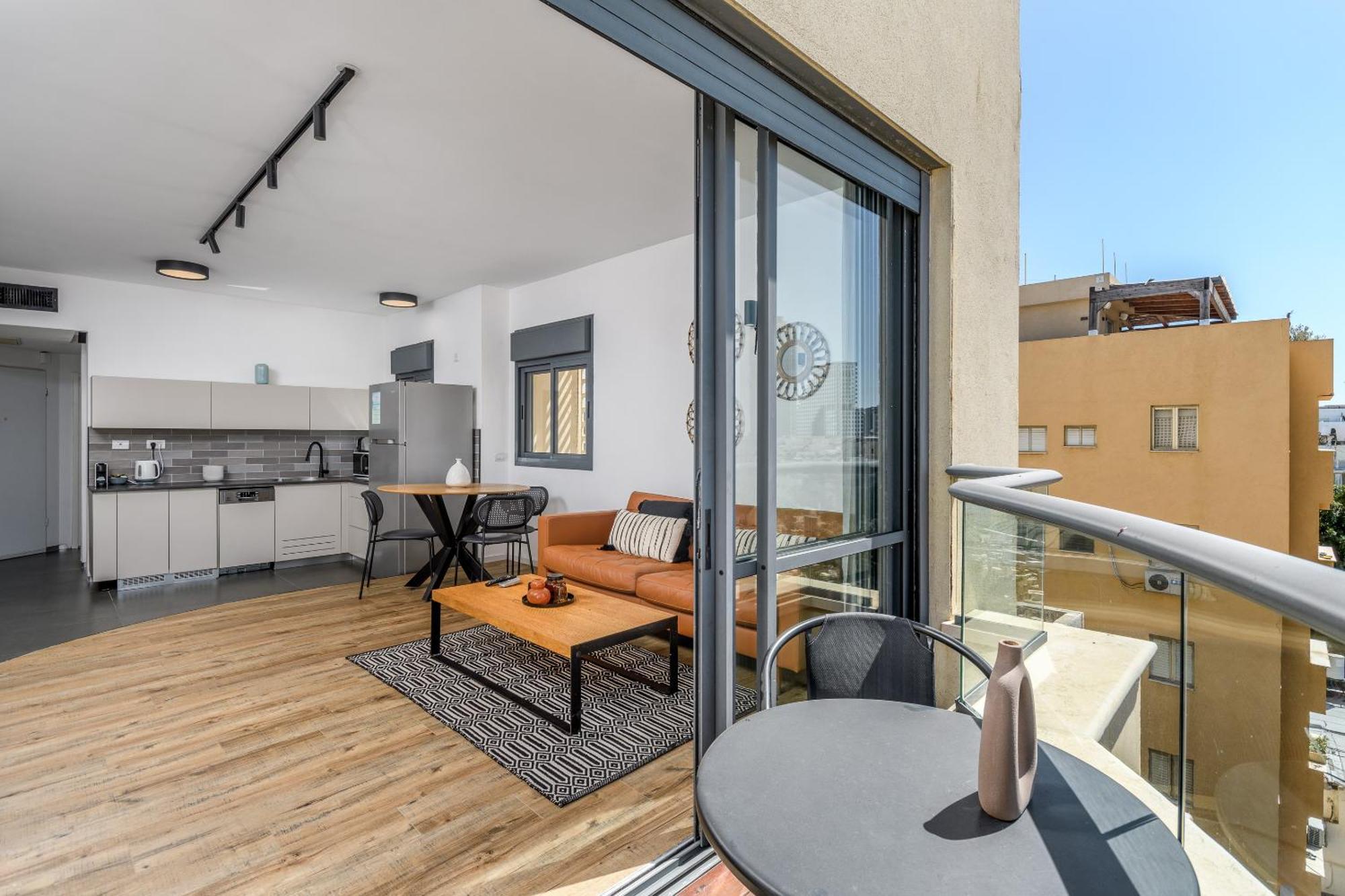 Apartamento Modern & Sunny 1 Bdr W Balcony And Parking Tel Aviv Exterior foto