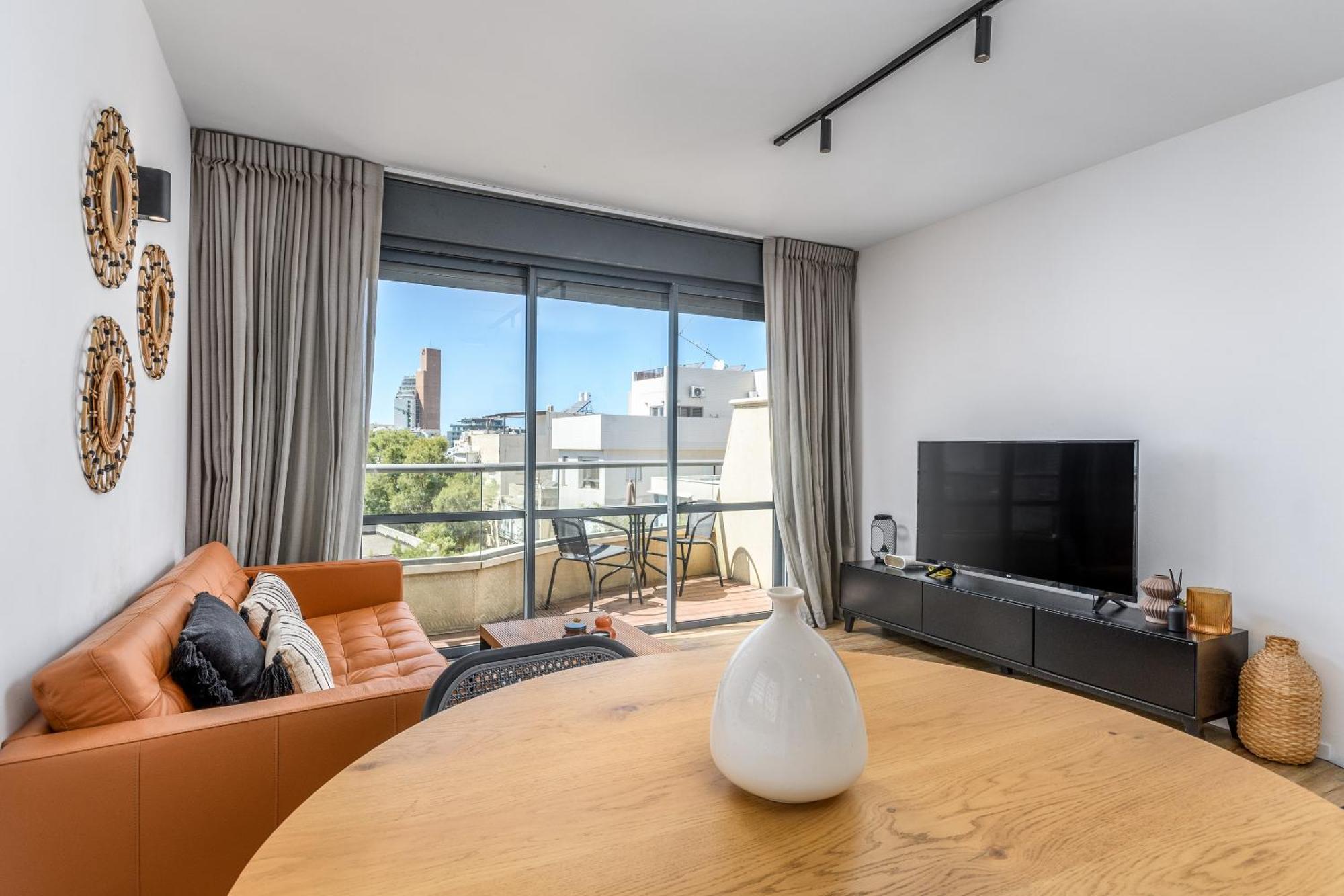 Apartamento Modern & Sunny 1 Bdr W Balcony And Parking Tel Aviv Exterior foto