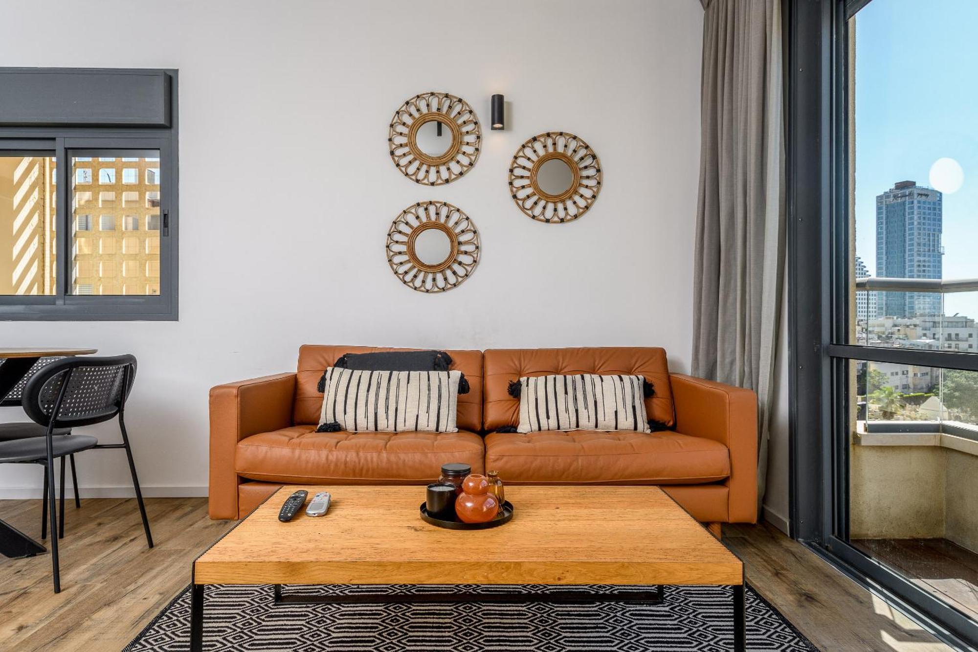 Apartamento Modern & Sunny 1 Bdr W Balcony And Parking Tel Aviv Exterior foto