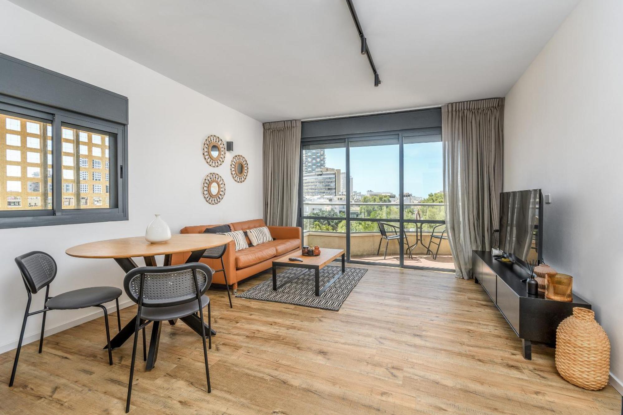 Apartamento Modern & Sunny 1 Bdr W Balcony And Parking Tel Aviv Exterior foto